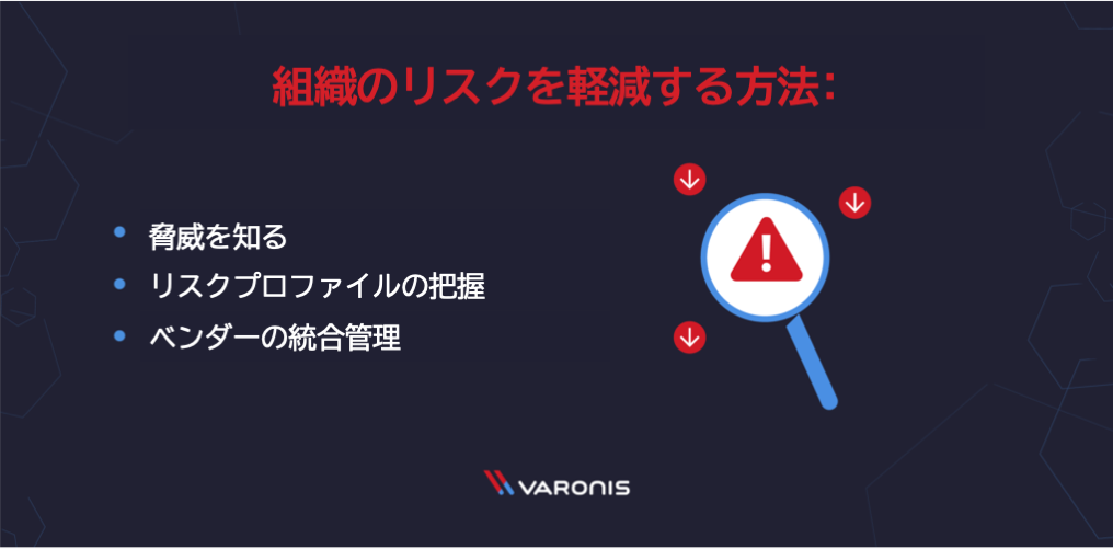 組織のリスクを軽減する方法